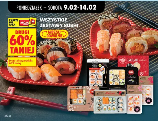 Zestawy sushi promocja w Biedronka