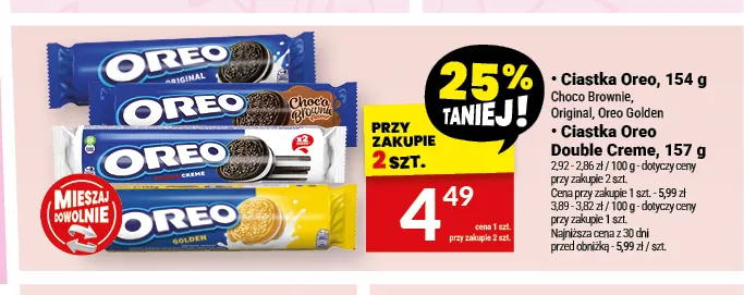 Ciastka Oreo Original promocja w Twój Market