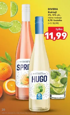 Koktajl Divera Spritz promocja w Kaufland