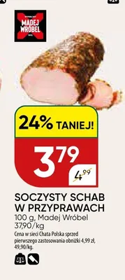 Soczysty schab w przyprawach Madej Wróbel promocja w Chata Polska