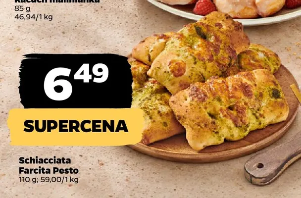 Schiacciata Farcita Pesto promocja w Netto