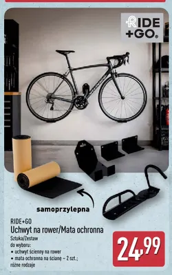 Uchwyt ścienny na rower RIDE+GO promocja w Aldi