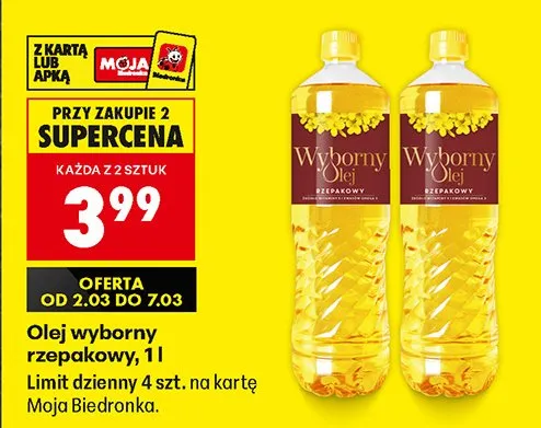 Olej promocja w Biedronka