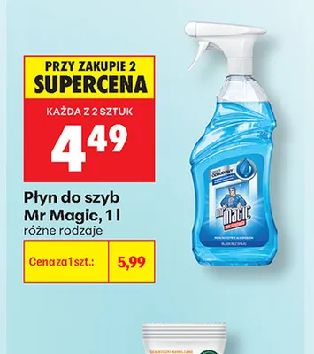 Płyn do szyb Mr Magic promocja w Biedronka