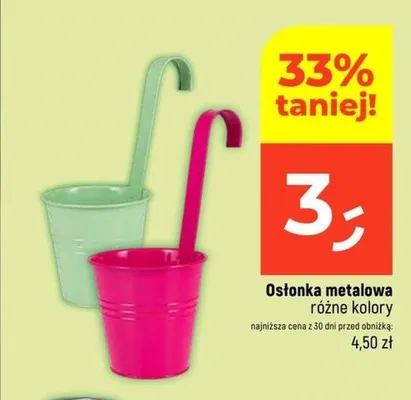 Osłonka metalowa promocja w Dealz