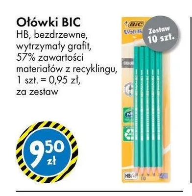 Ołówki BIC HB promocja w Tedi