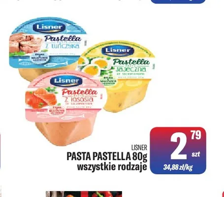 Pasta Pastella Lisner promocja w Tomi Markt