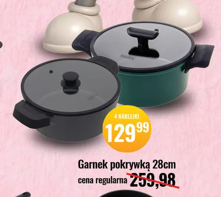 Garnek z pokrywką 28 cm HomeDelux promocja w Gram Market