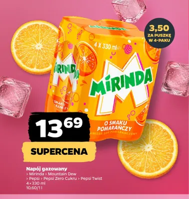 Napój gazowany Pepsi Twist 4-pak 330 ml promocja w Netto