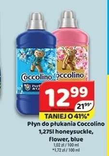 Płyn do płukania Coccolino blue promocja w Delfin
