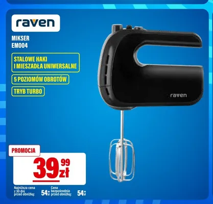 Mikser Raven promocja w RTV EURO AGD