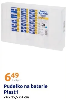 Pudełko na baterie promocja w Action