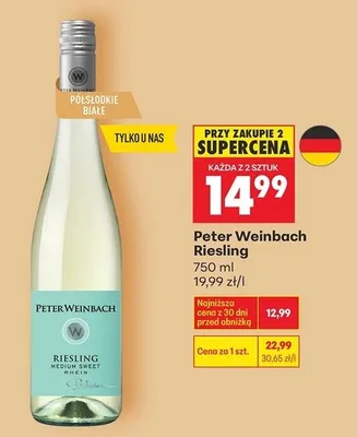 Wino Riesling promocja w Biedronka