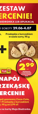 Przekąska z kurczakiem w sosie curry promocja w Biedronka