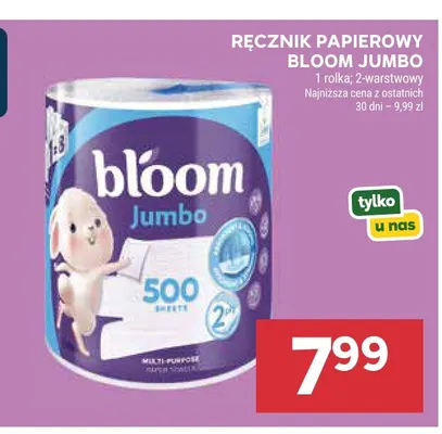 Ręcznik papierowy Bloom Jumbo promocja w Stokrotka