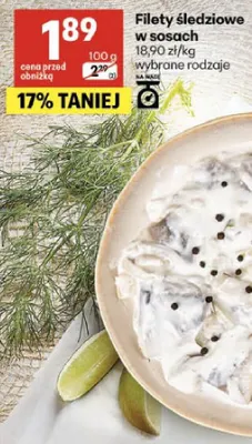 Filety śledziowe w sosach wybrane rodzaje promocja w Delikatesy Centrum