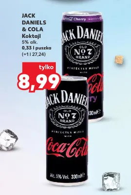 Koktajl Jack Daniel's & Cola promocja w Kaufland