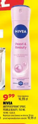 Antyperspirant spray Pearl & Beauty Nivea promocja w Drogerie Natura