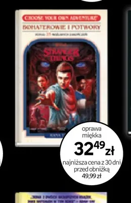 Książka Stranger Things Bohaterowie i Potwory oprawa miękka promocja w Empik