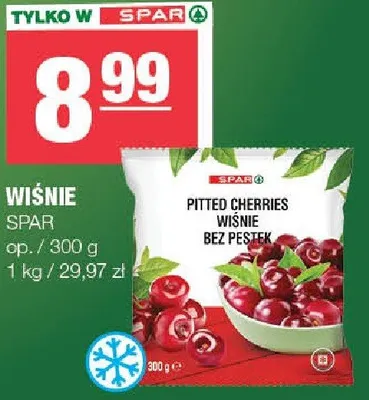 Wiśnie bez pestek promocja w SPAR
