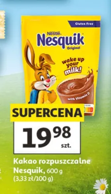 Kakao rozpuszczalne Nesquik promocja w Auchan