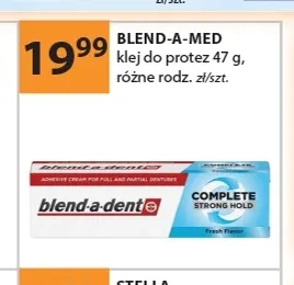 Klej do protez Complete Strong Hold Blend-a-Dent promocja w Drogerie Laboo