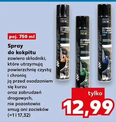 Spray do kokpitu promocja w Kaufland