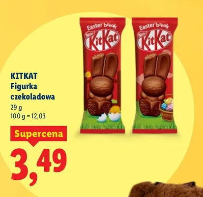 Figurka czekoladowa zając promocja w Lidl