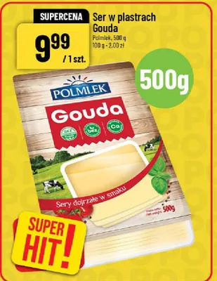 Ser w plastrach Gouda  promocja w POLOmarket