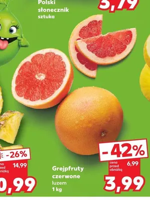 Grejpfrut czerwony luzem promocja w Kaufland