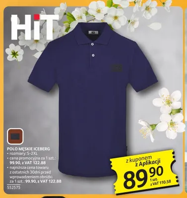 Polo męskie ICEBERG promocja w Selgros