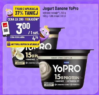 Jogurt Danone YoPro promocja w POLOmarket