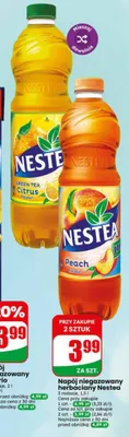 Napój niegazowany herbaciany Nestea promocja w Dino