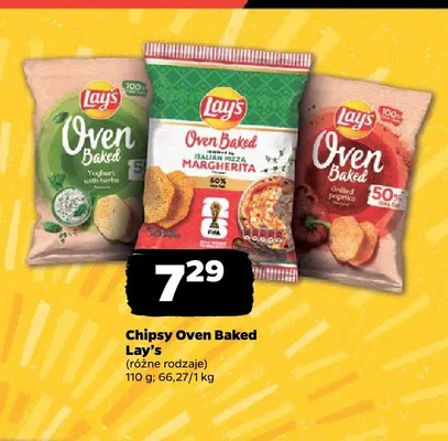 Chipsy Lay's Oven Baked Grilled Paprika promocja w Netto