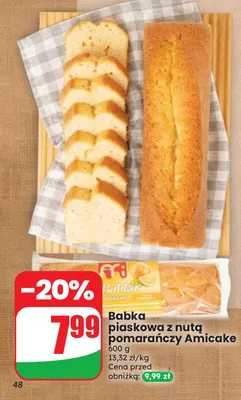 Babka piaskowa z nutą pomarańczy Amicake promocja w Dino