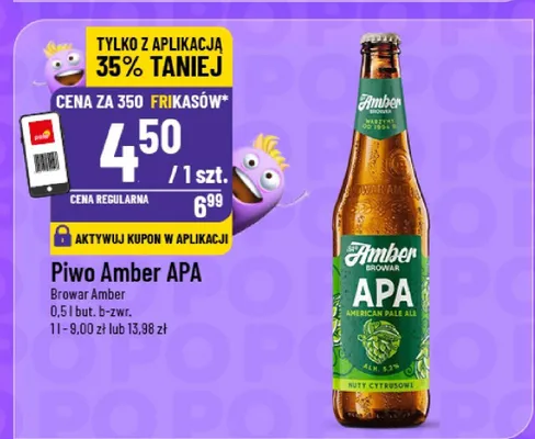 Piwo Amber APA promocja w POLOmarket