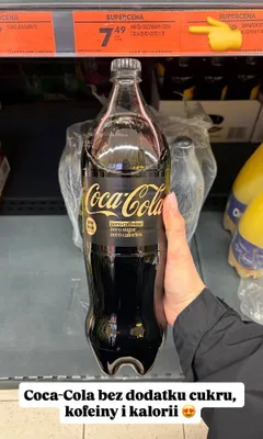 Napój gazowany Coca-Cola Zero-Zero promocja w Biedronka