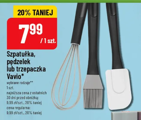 Szpatułka, pędzelek lub trzepaczka promocja w POLOmarket