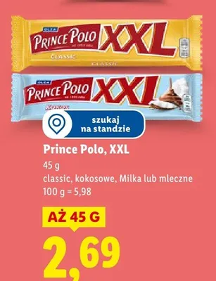 Wafel XXL kokosowy promocja w Lidl