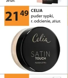 Puder sypki Satin Touch Celia promocja w Drogerie Laboo