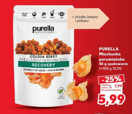 Miechunka peruwiańska Purella promocja w Kaufland