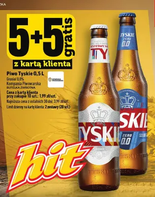 Piwo Tyskie Gronie promocja w TOPAZ