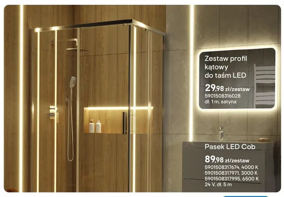 Pasek LED Cob 6500K promocja w Castorama