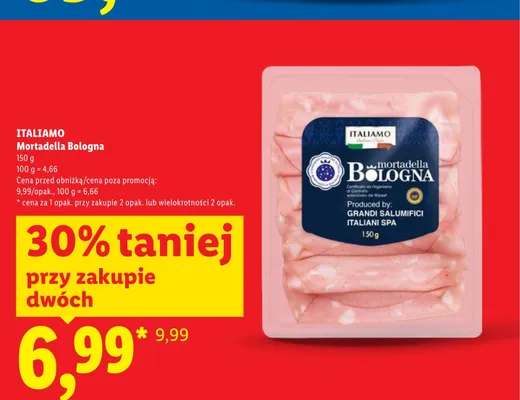 Mortadella Bologna Italiamo promocja w Lidl