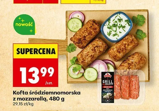 Kofta śródziemnomorska z mozzarellą promocja w Biedronka