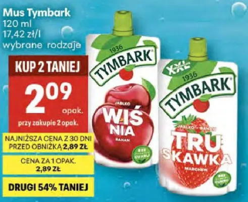 Mus wiśnia promocja w Delikatesy Centrum