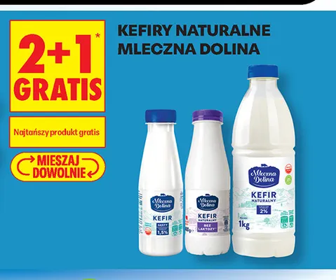 Kefiry naturalne Mleczna Dolina promocja w Biedronka