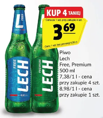 Piwo Lech Free promocja w Prim Market
