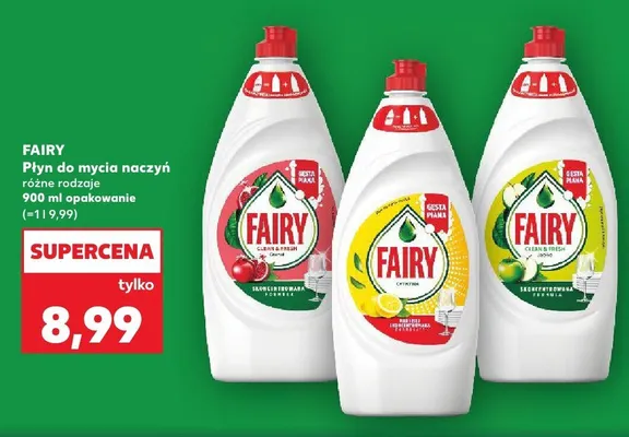 Płyn do mycia naczyń Fairy Cytryna promocja w Kaufland
