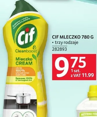 Mleczko czyszczące Cif 780 G promocja w Selgros